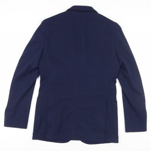 J.Lindeberg Men's Blue Slim Blazer 40R- Stylish & Modern