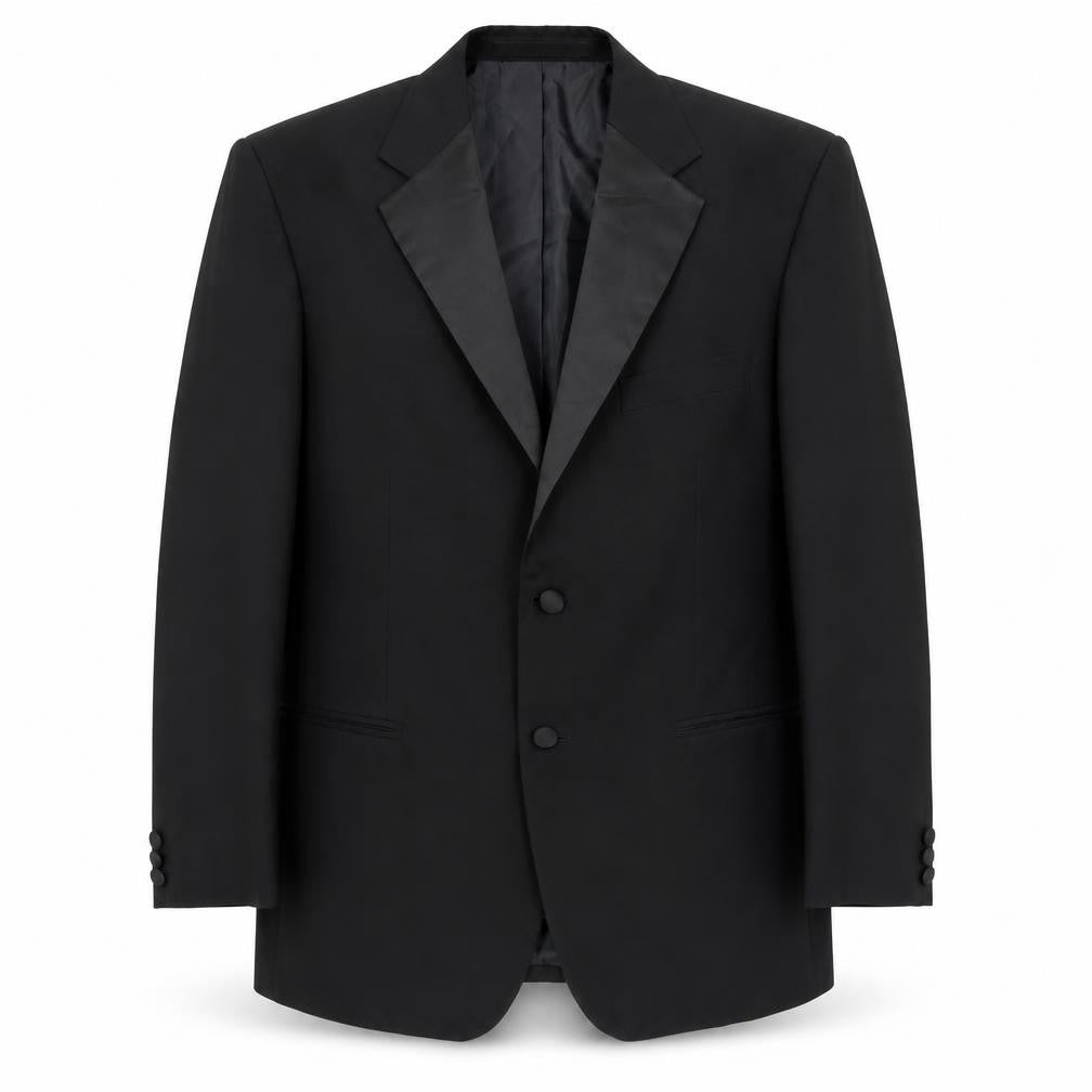 Front view of Marks & Spencer Men's Black Blazer 40S Formal