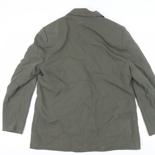 Zara Women's Green Blazer Size 14