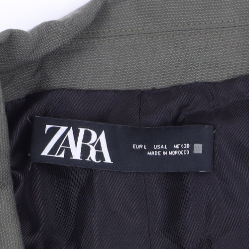 Zara Women's Green Blazer Size 14