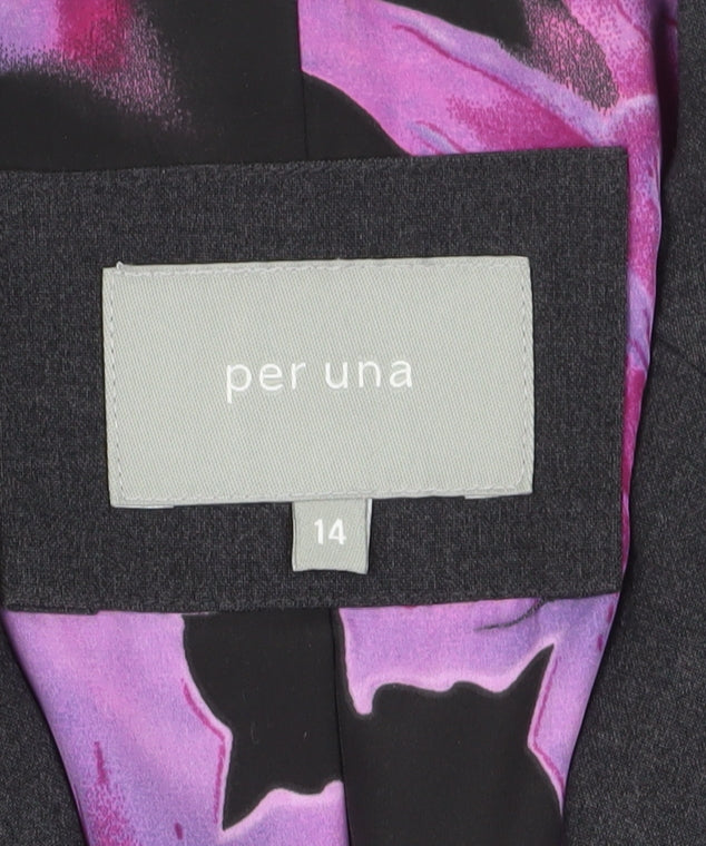 Per Una Women's Black Classic Blazer Size 14