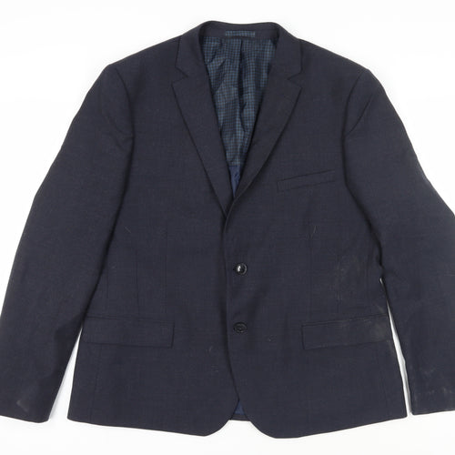 Marks and Spencer Men's Blue Blazer Regular Fit 44