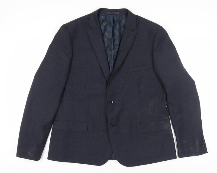 Marks and Spencer Men's Blue Blazer Regular Fit 44