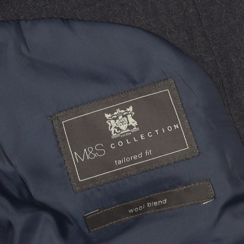 Marks and Spencer Men's Blue Blazer Regular Fit 44