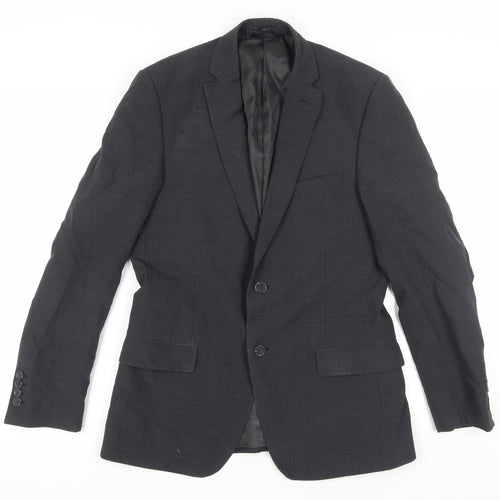 Marks and Spencer Men's Slim Fit Grey Blazer Size 38
