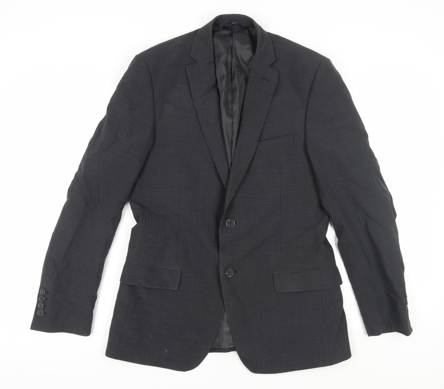Marks and Spencer Men's Slim Fit Grey Blazer Size 38
