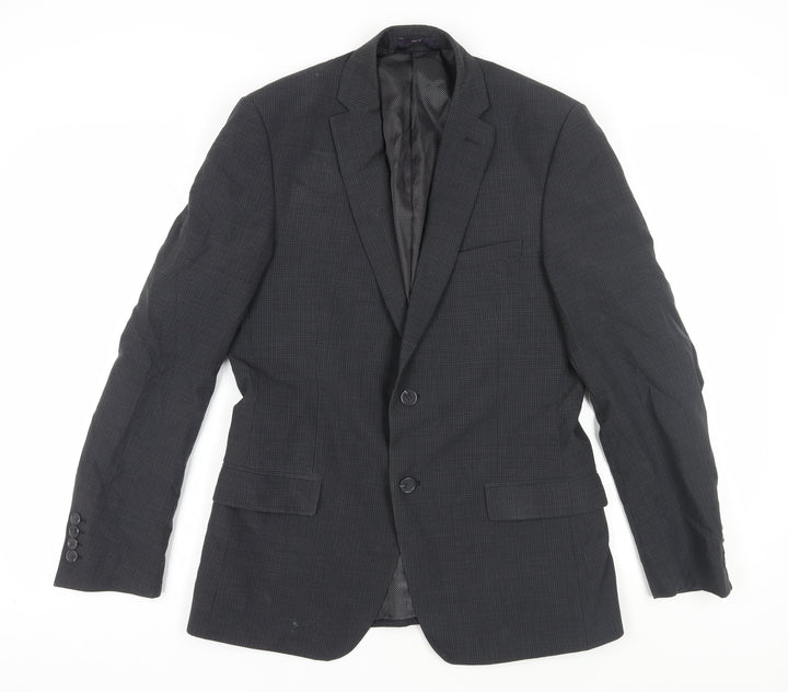 Marks and Spencer Men's Slim Fit Grey Blazer Size 38