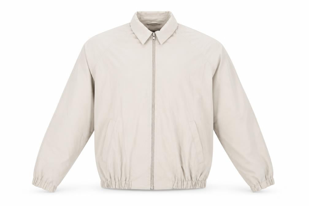 Front view of Next Men's Beige Casual Biker Jacket L