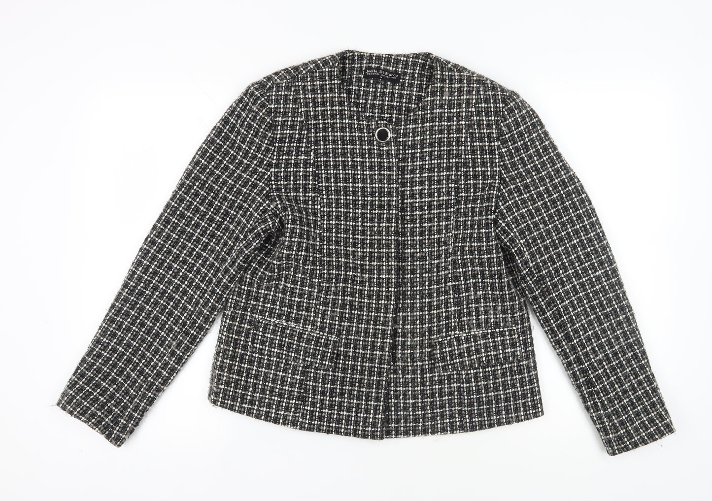 Joella Di Marco Women's Black Bouclé Suit Jacket, Size M