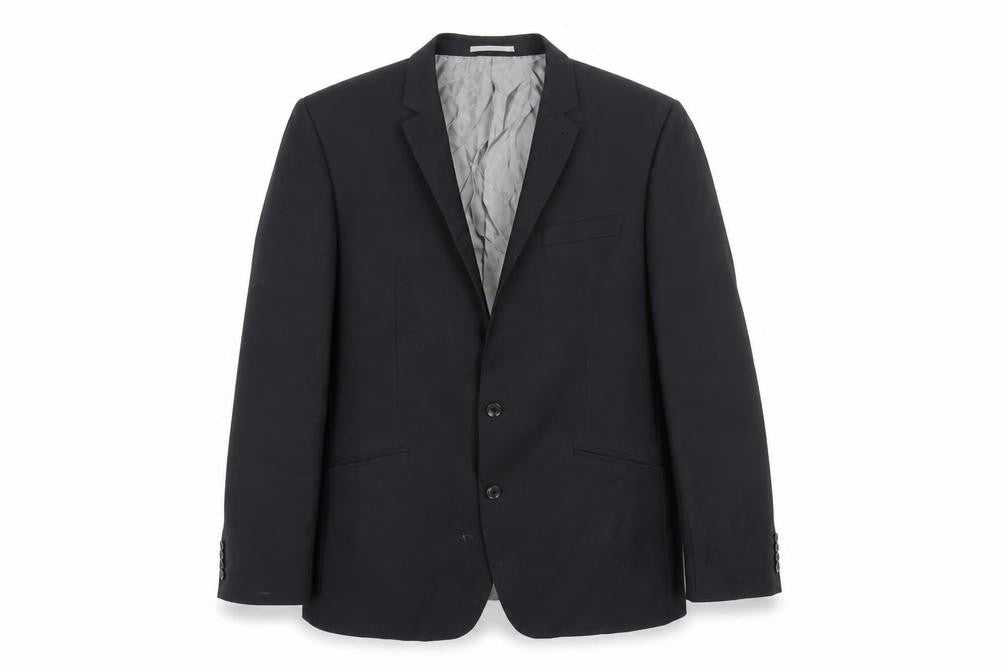 Front view of Next Men's Black Long Blazer, size 42L, Formal Wear