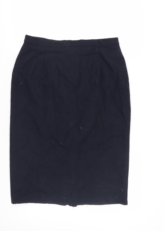 St. Bernard Women's Black Knee Length Pencil Skirt Size 18