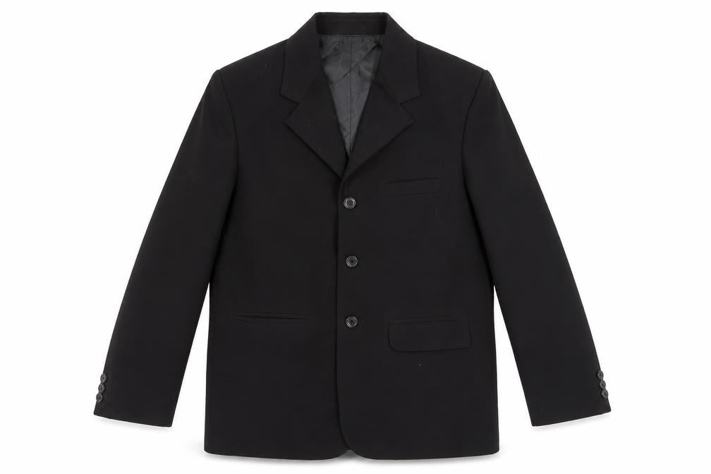 Front view of Vivaki Black Suit Jacket for unisex adults -, size 12