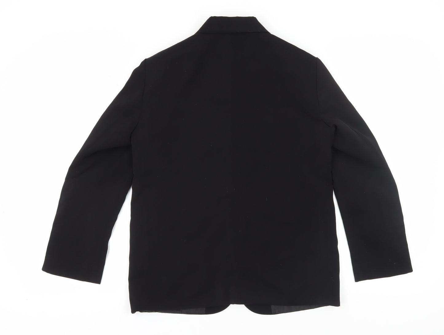 Vivaki Black Suit Jacket for Unisex Adults - Size 12