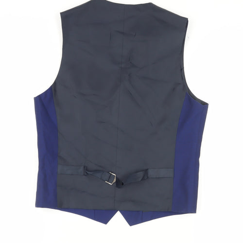 Topman Men's Blue Suit Waistcoat Size 40