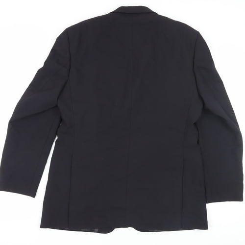 BHS Men's Navy Blazer, Regular Fit, Size 40R, Formal Wear