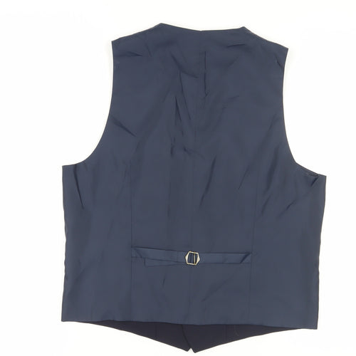 Marks & Spencer Men's Blue Waistcoat Size 41-43 Formal