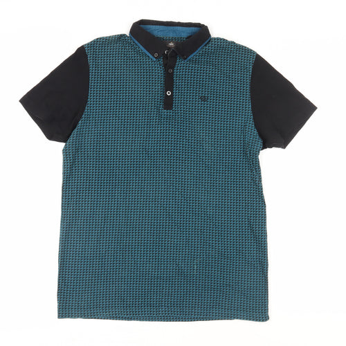 Next Men's Blue Slim Fit Polo Shirt - Size M