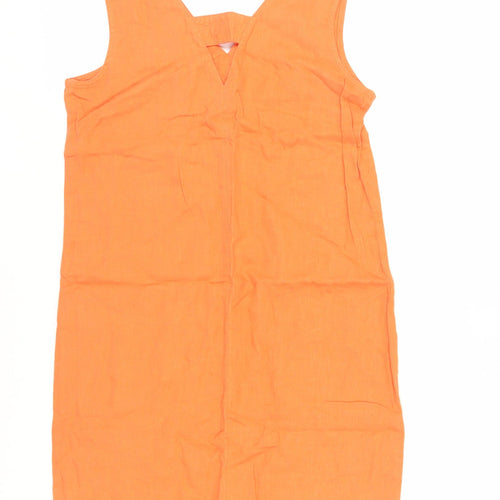 Next Women's Orange Shift Dress Size 10 Casual Summer