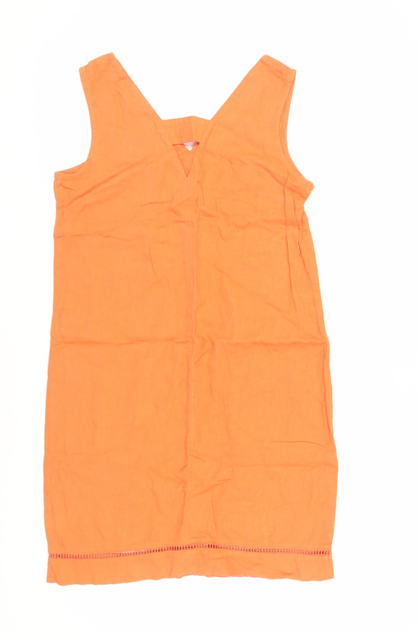 Next Women's Orange Shift Dress Size 10 Casual Summer