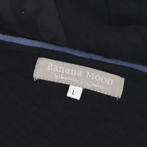 Banana Moon Women's Black Cotton Shift Dress L