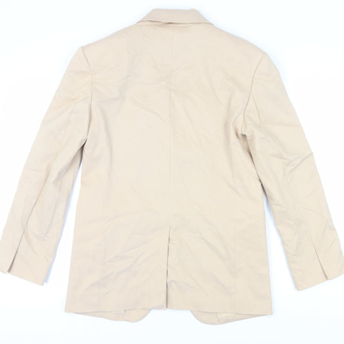 Marks and Spencer Women's Beige Blazer Jacket Size 8