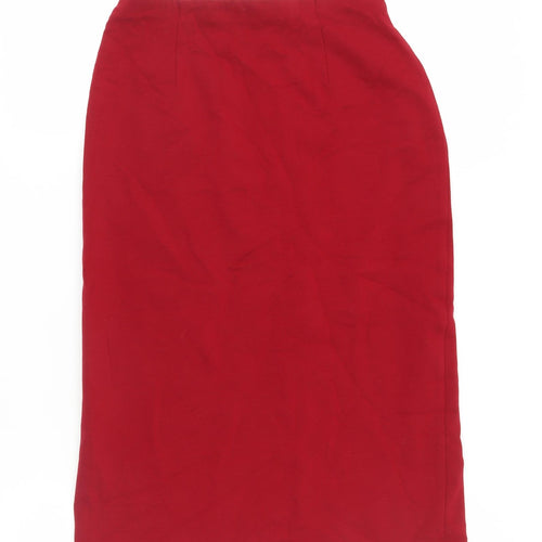 Marks and Spencer Women's Red Pencil Skirt Size 14