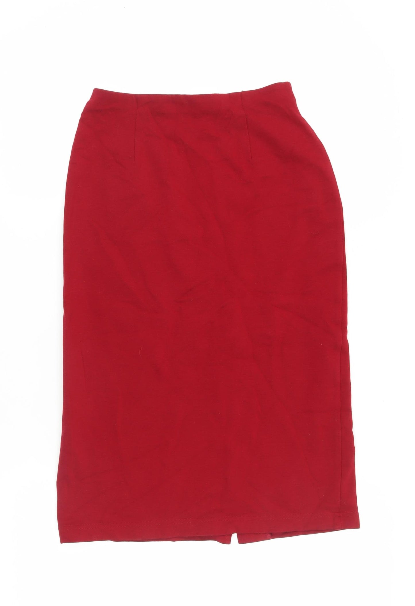 Marks and Spencer Women's Red Pencil Skirt Size 14