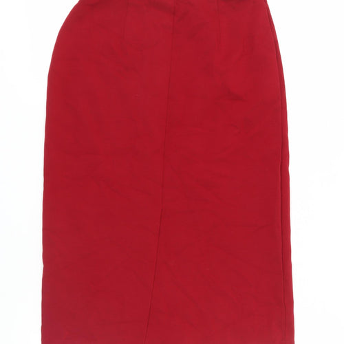 Marks and Spencer Women's Red Pencil Skirt Size 14