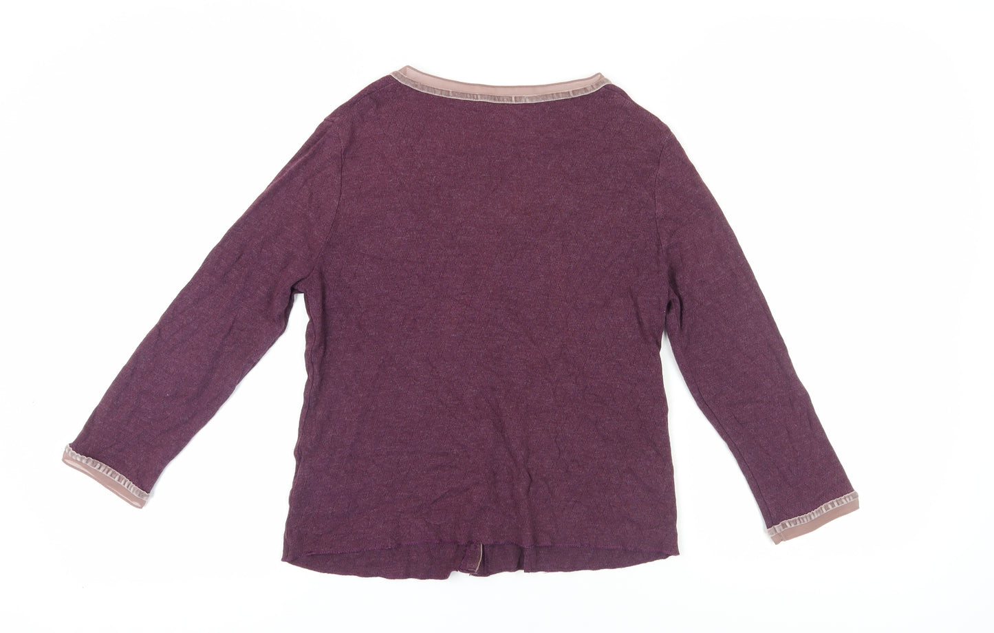 Marks & Spencer Women's Purple Cardigan, Size 12, V-Neck