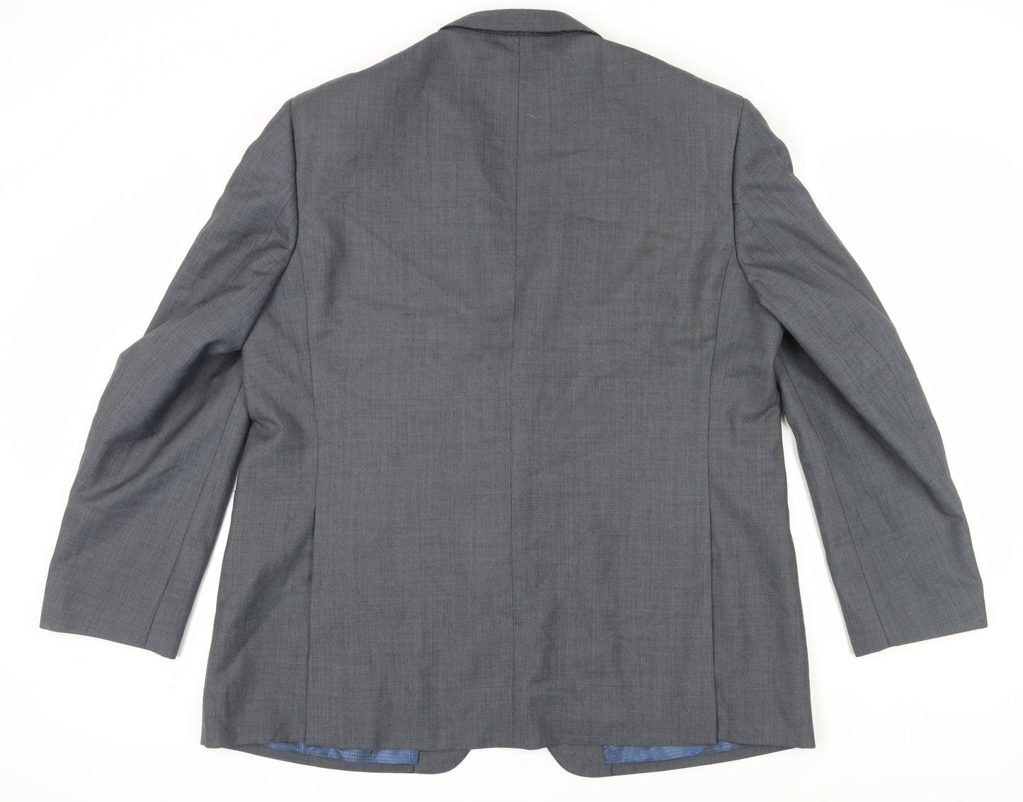 Marks and Spencer Men's Grey Blazer, 48R, Wool, Formal