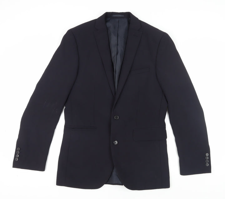 Vintage Men's Black Regular Blazer Size 38L Formal Wear