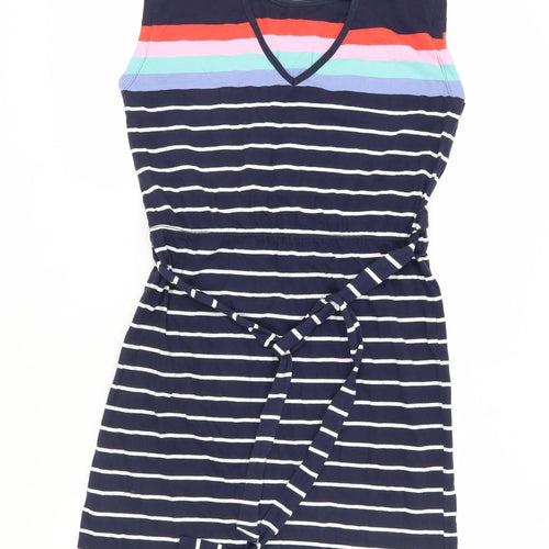 Sugarhill Women's Multicoloured Striped Shift Dress Size 14