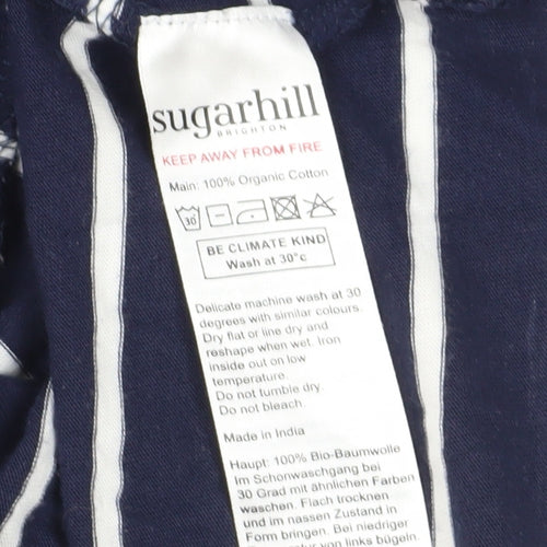 Sugarhill Women's Multicoloured Striped Shift Dress Size 14