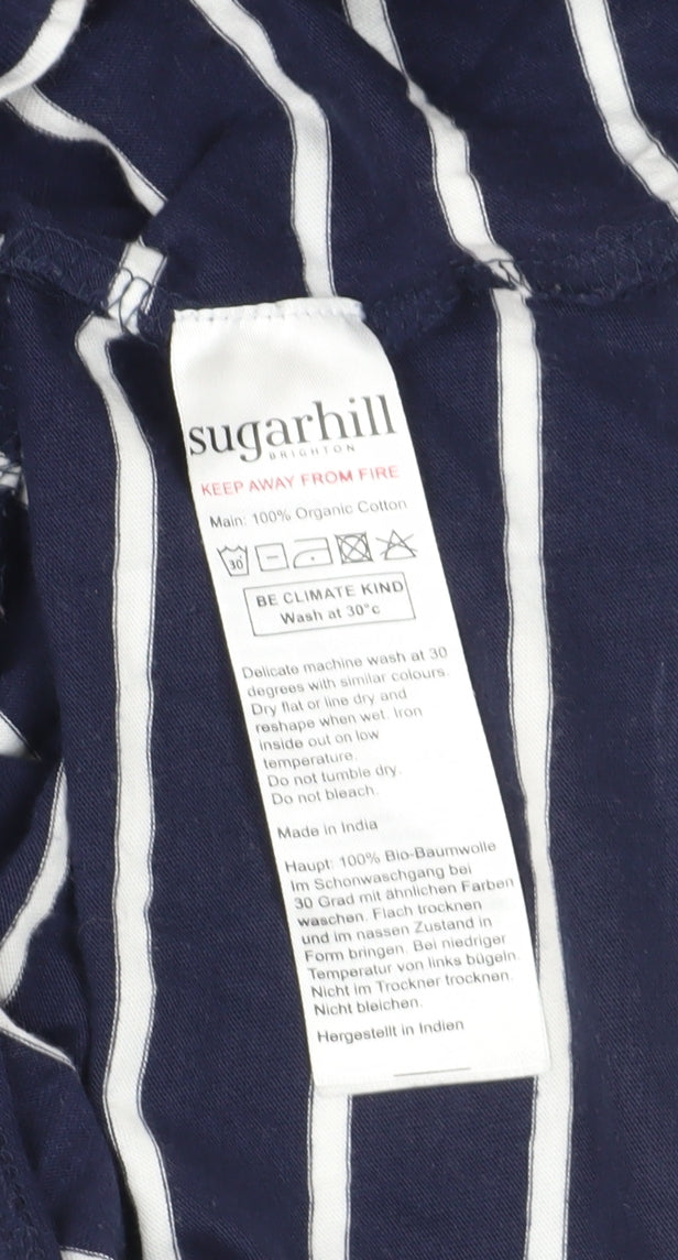 Sugarhill Women's Multicoloured Striped Shift Dress Size 14