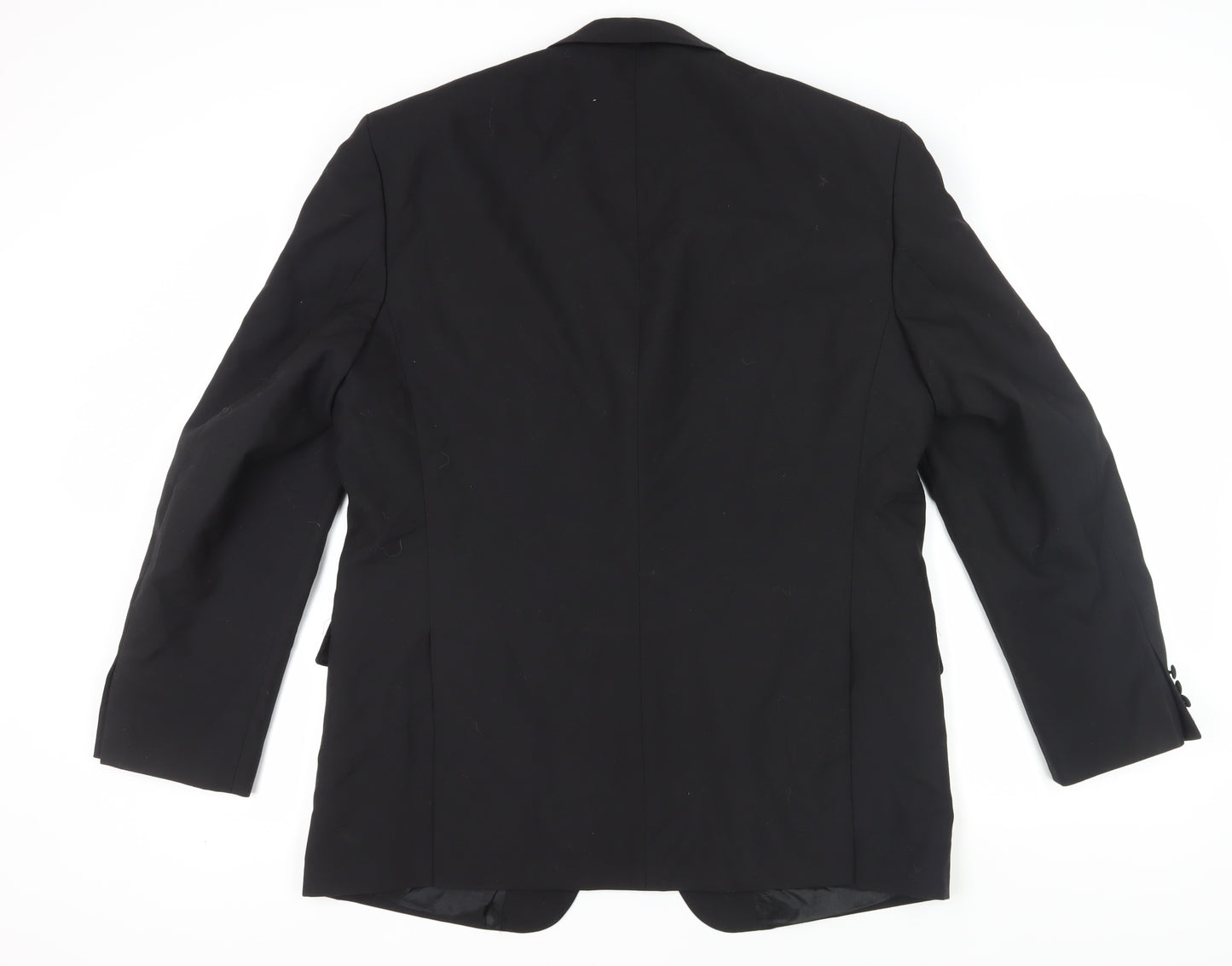 Varteks Men's Black Regular Blazer, Size 44R