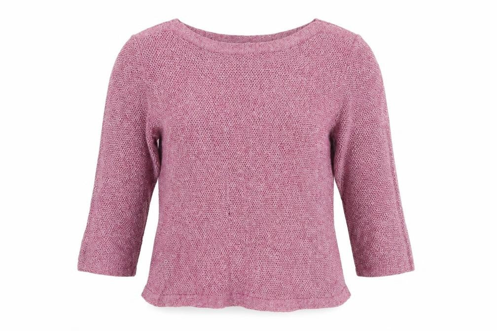 Front view of Peter Hahn Women's Pink Cotton jumper, size 10