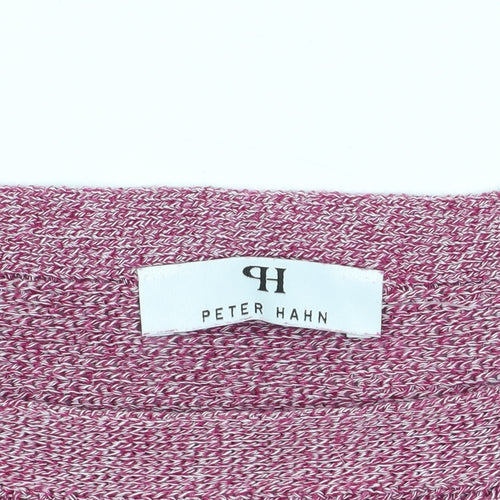 Peter Hahn Women's Pink Cotton Pullover Jumper, Size 10