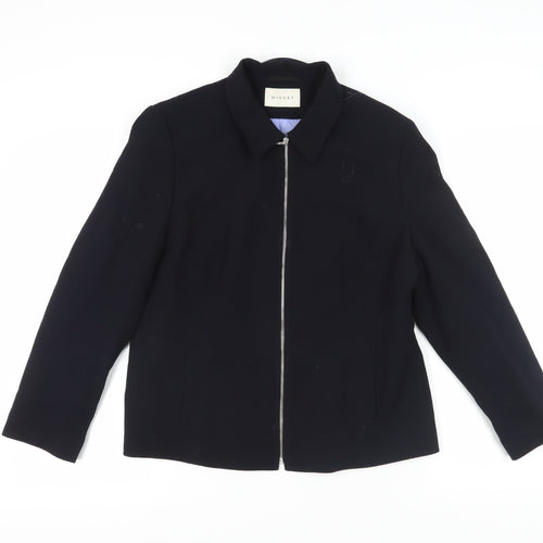 Minuet Women's Black Wool Suit Jacket Size 16