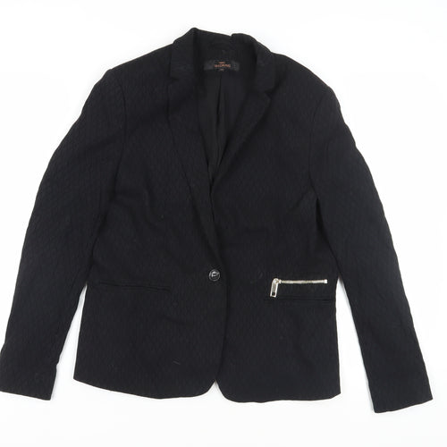 Next Women's Black Blazer UK 14 Regular Formal