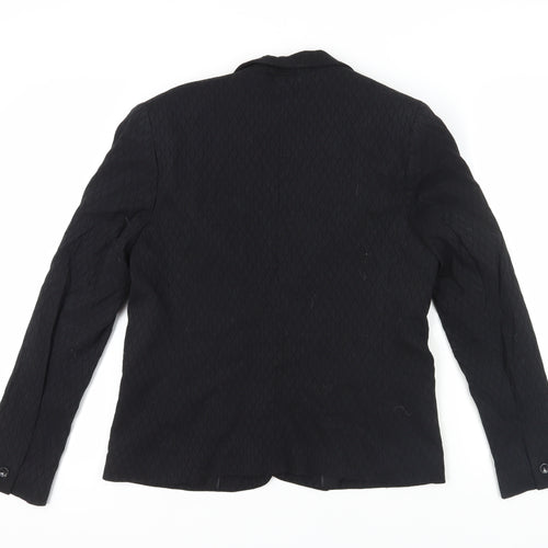 Next Women's Black Blazer UK 14 Regular Formal