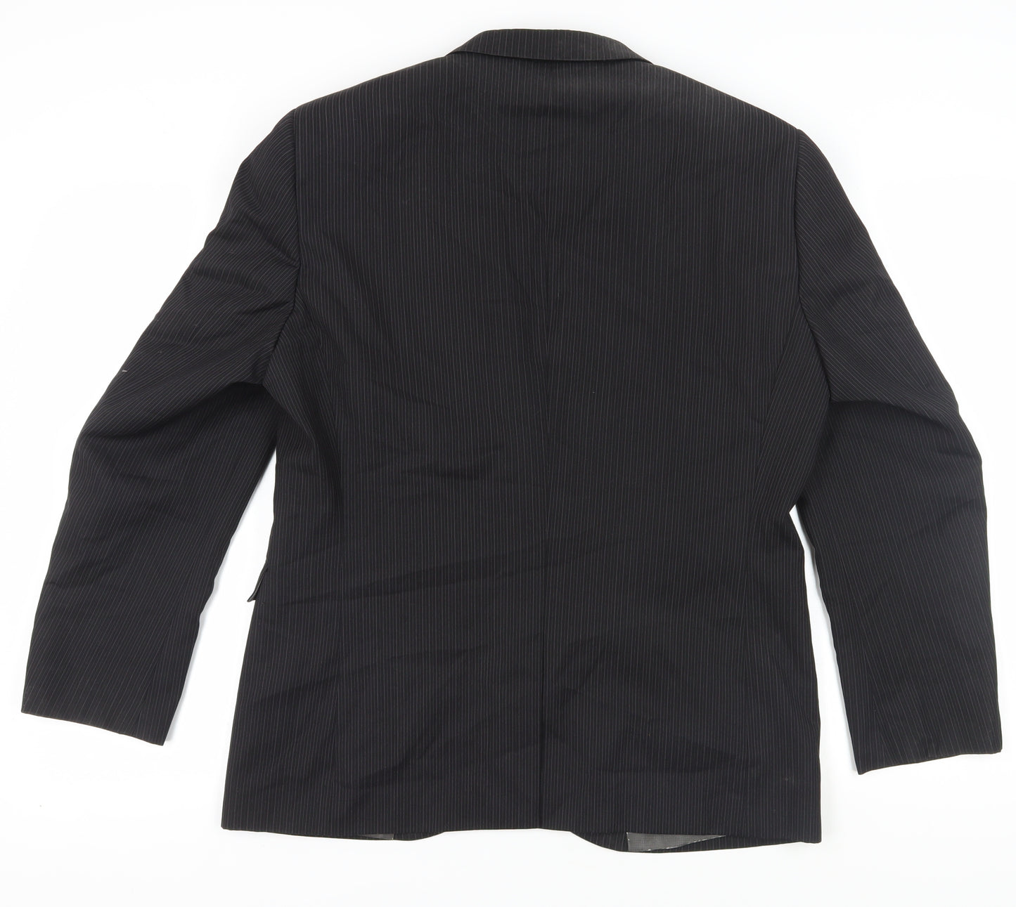 Next Men's Black Striped Blazer 42S