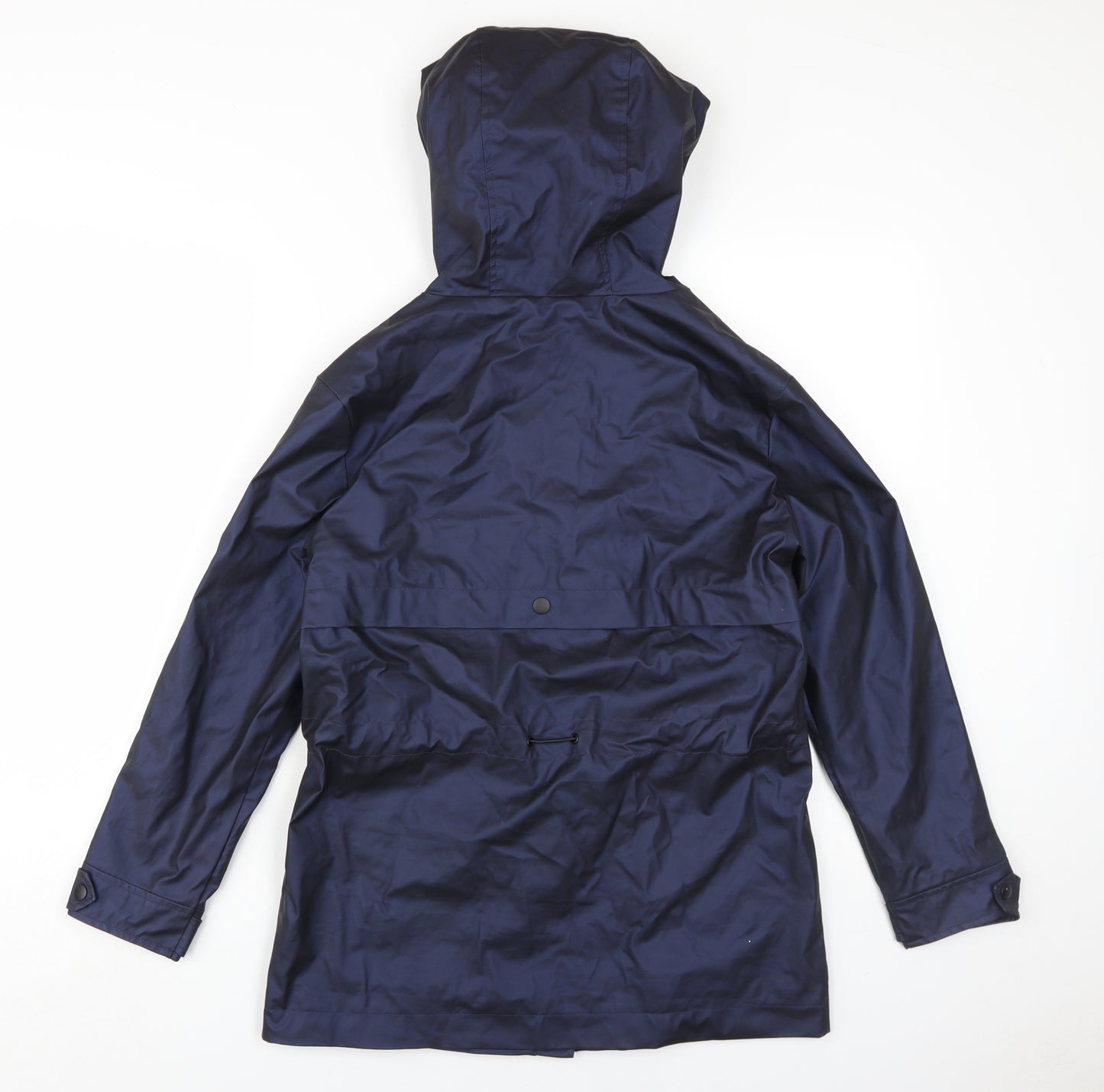Next Women's Blue Parka Jacket, Hooded, Size 8P