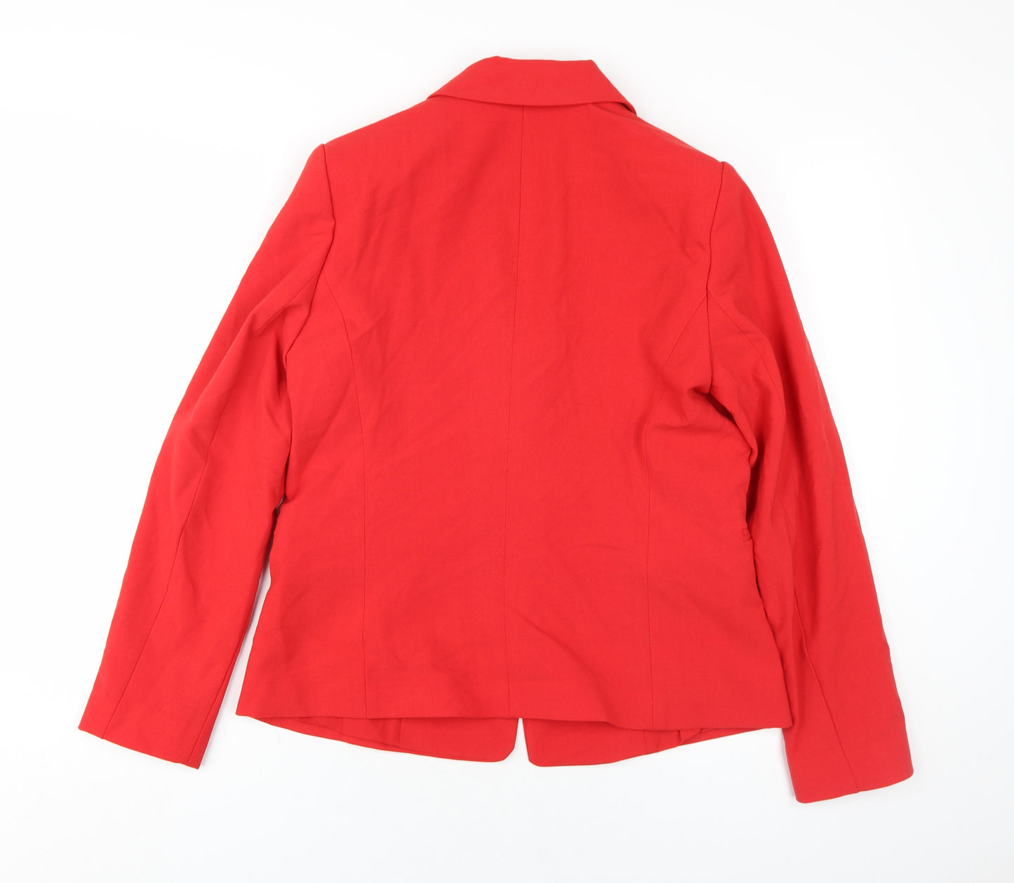 Camaieu Women's Red Blazer - Size 12, Business Wear