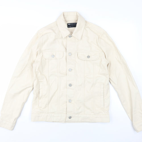 ASOS DESIGN Men's Beige Denim Jacket S