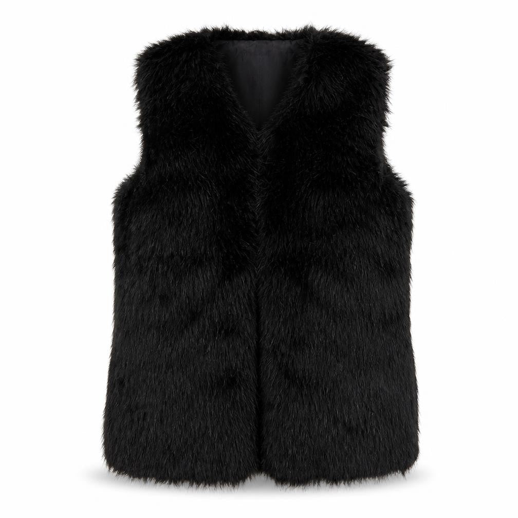 Malvin Women Black Gilet Size 10 Casual Sleeveless