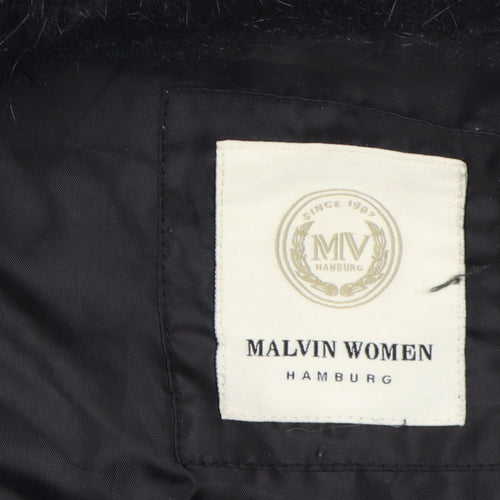 Malvin Women Black Gilet Size 10 Casual Sleeveless