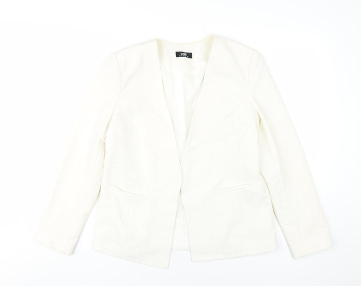 Wallis Women's Ivory Long Sleeve Blazer