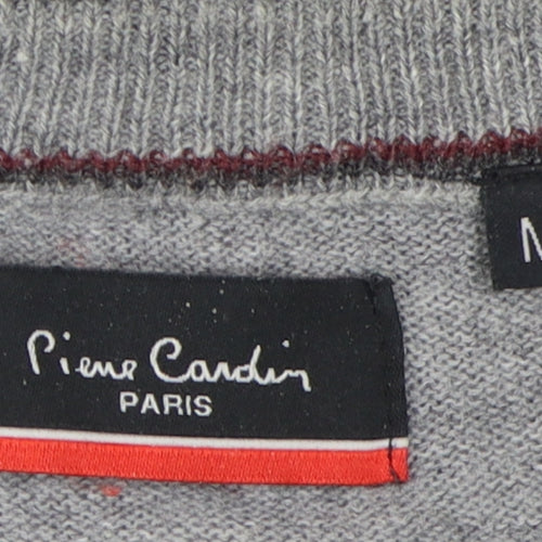 Pierre Cardin Men's Grey Pullover Jumper, M, Acrylic