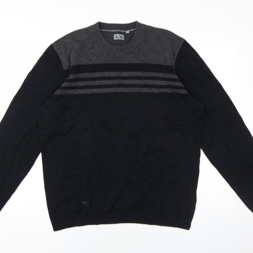 Adidas Men's Black Medium Pullover Jumper