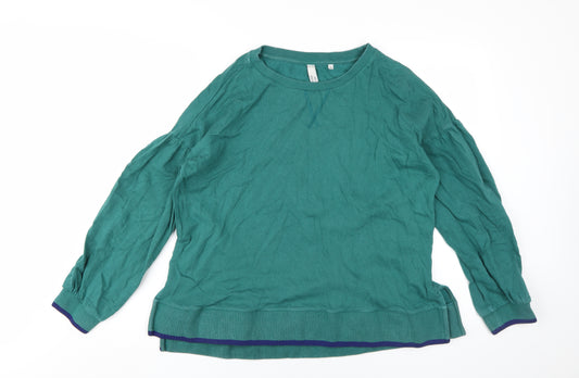 And/or Women's Green Pullover Sweatshirt UK 14